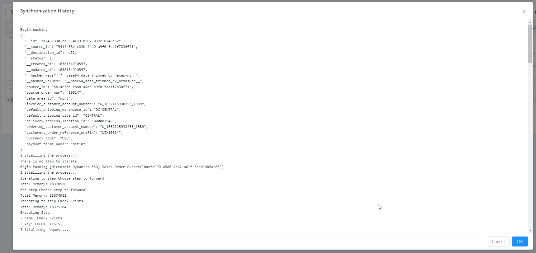 Transaction Log